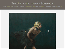 Tablet Screenshot of johannaharmon.com